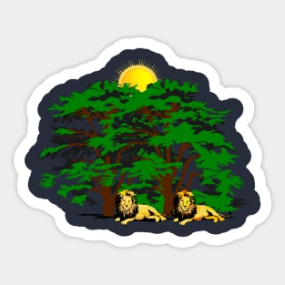 Kings of The Jungle Sticker